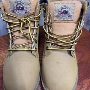 Brahma‎ Boots Tan  Work Boots Size 6 steel toe